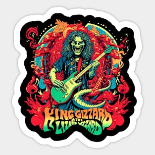 King gizzard and the lizard wizards Sticker